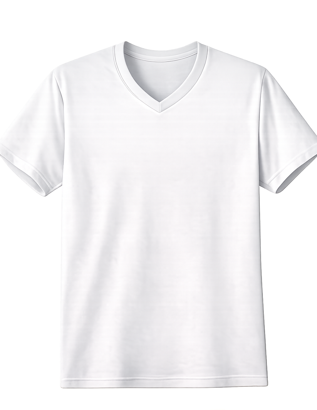 White  - V-Neck - Unisex
