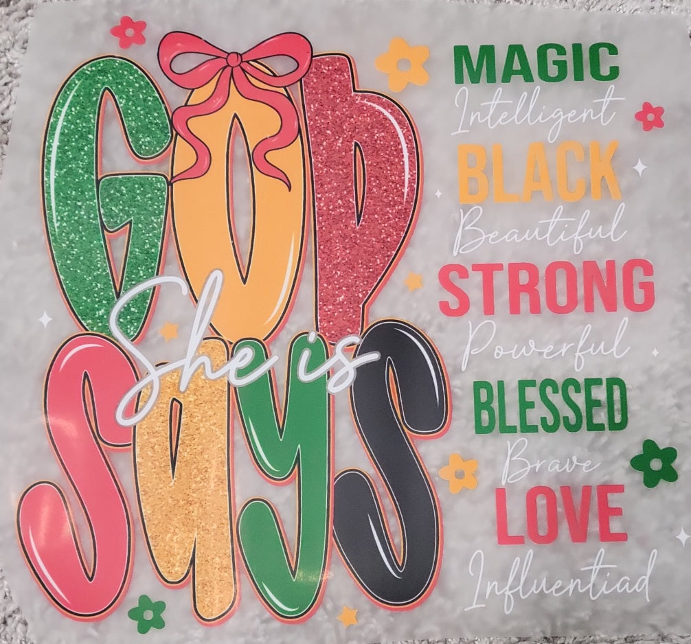 85- GOD SAYS SHE IS